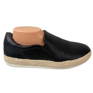 Dr Scholls Madison Sun Espadrille Sneaker Women 10M Black‎ Slip On Shoes